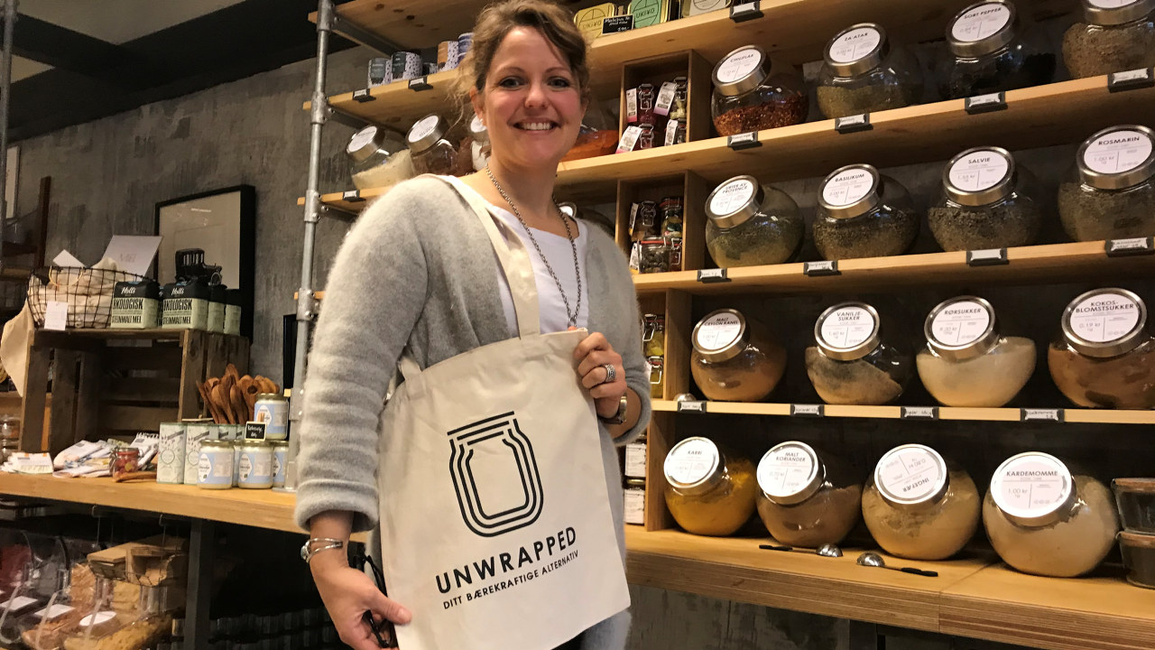 Megan Strand er grunderen bak butikken Unwrapped. Det tok bare fire måneder før hun kunne glede seg over overskudd på driften.