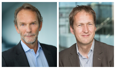 Bildecollage, profilbilder av to av innlederne, fra venstre Harald Magnus Andreassen og Erik Lundeby