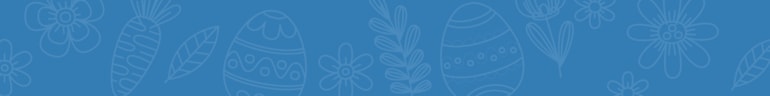 Bunnbanner i blått