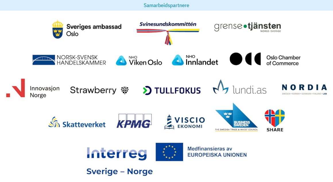 Logobanner samarbeidspartnere til arrangementet