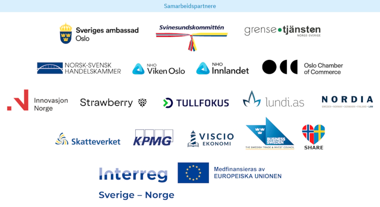 Logobanner samarbeidspartnere til arrangementet