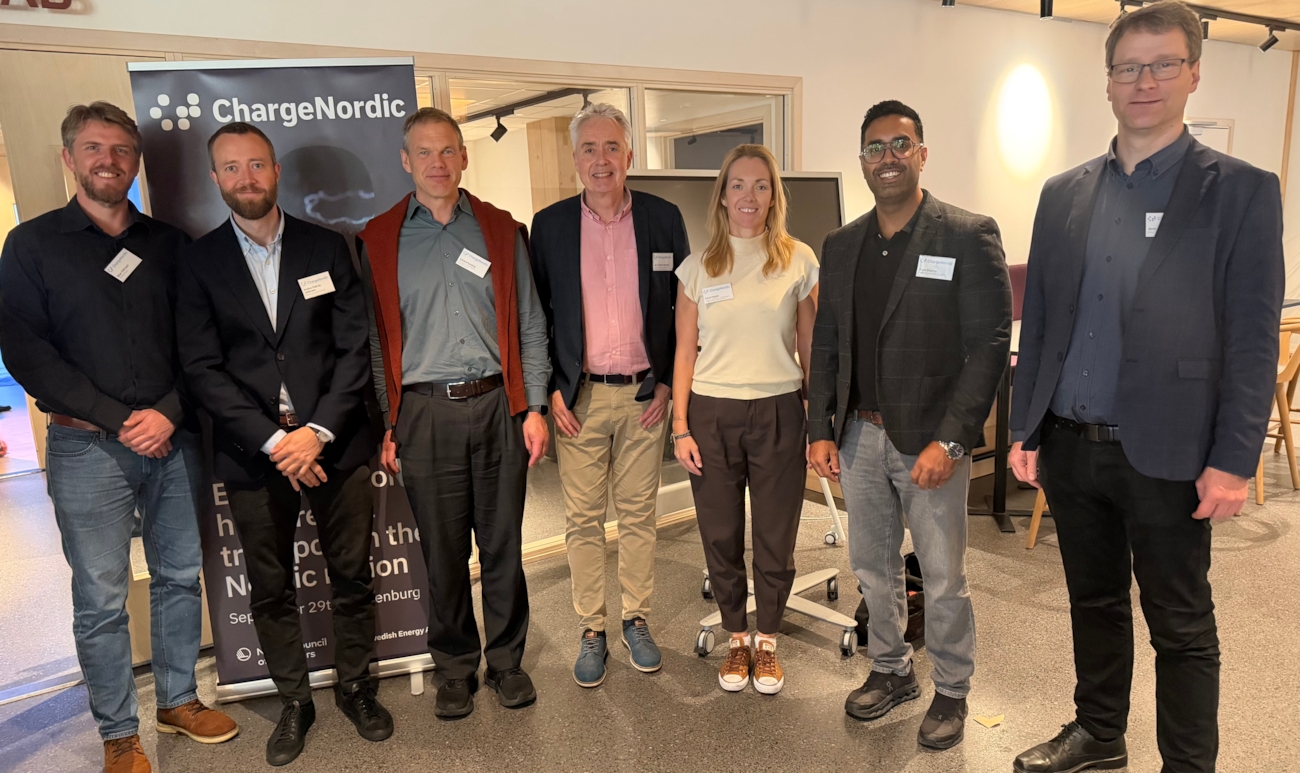 Norske deltakere på ChargeNordic workshop i Gøteborg