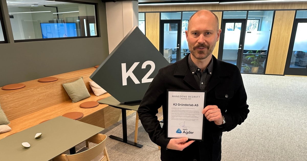 MÅNEDENS BEDRIFT: - Vårt unike kompetanseområde er at vi kan hjelpe gründere med å hente penger på en riktig måte, sier Lars Grønningsæter Aglen i K2 Gründerlab.