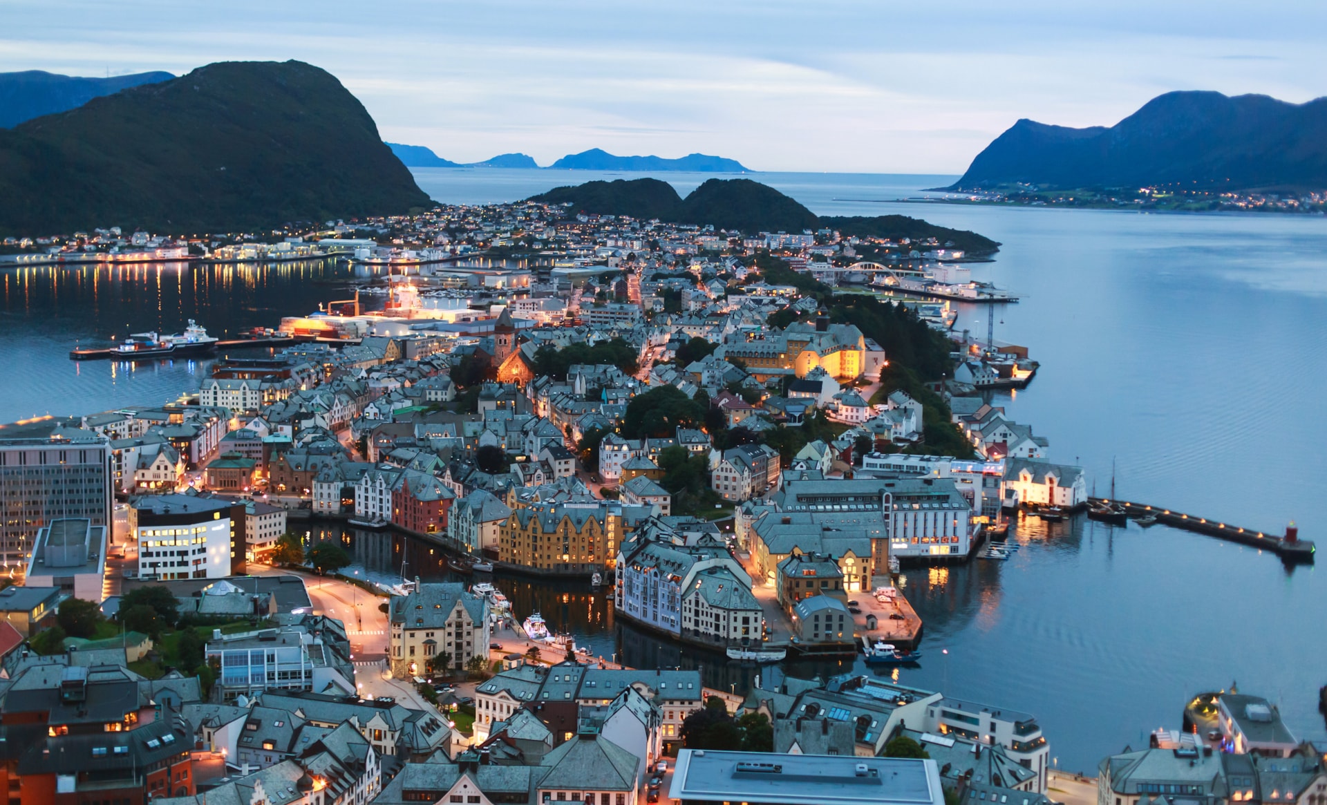 Ålesund flyfoto