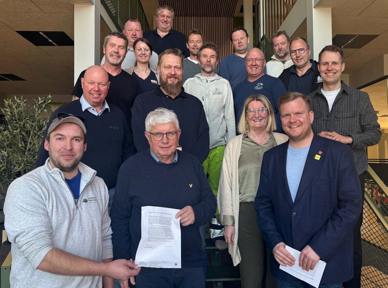 Arne Thomassen, Fylkesordfører i Agder, Rune André Sørtveit Frustøl, Leder av Hovedutvalg for Utdanning og Folkehelse i Agder fylkeskommune, Gro Bråten, Opposisjonsleder Agder fylkesting og Kai Steffen Østensen, Fylkestingsmedlem og 1. kandidat til Stortinget for Ap.