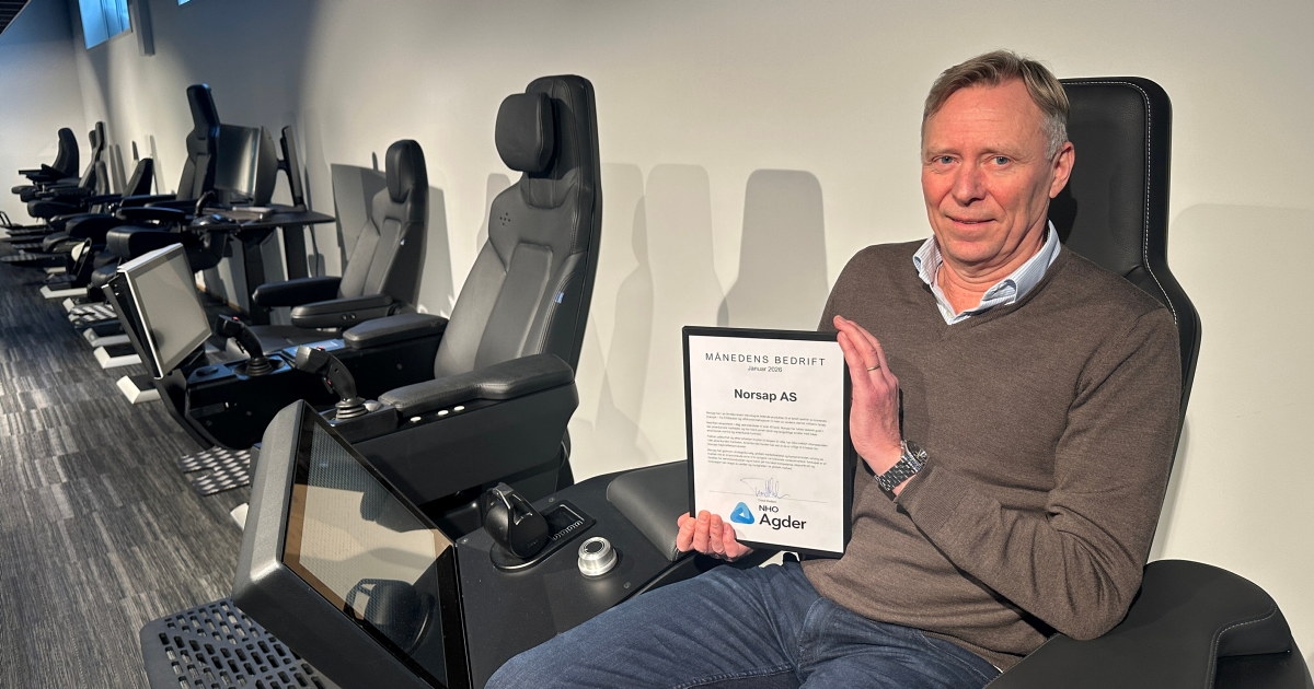 STØ KURS: I en tid preget av nye handelshindre, geopolitisk usikkerhet og økte krav til omstilling, fremstår Norsap som et eksempel på hvordan sørlandsindustri kan lykkes – også når spillereglene endres. Adm. direktør Ove Jensen mener fremtidsutsiktene er lovende.