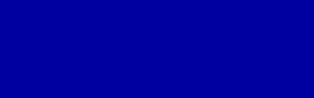 blått banner