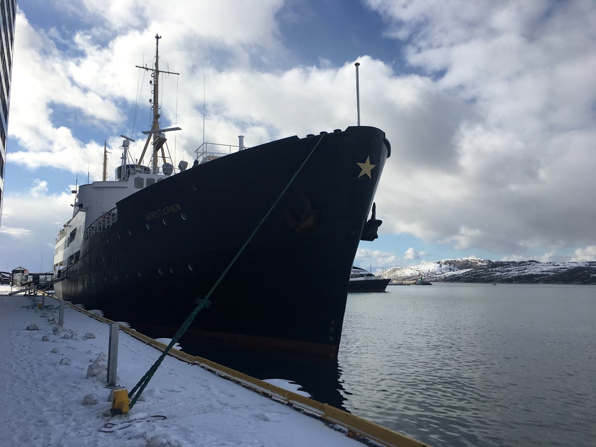 MS «Nordstjernen» til kai i Bodø