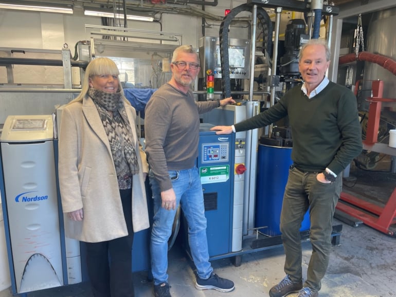 Bilde av oppgradert produksjonslinje